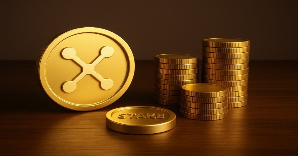 Ab image of cryptocurrency illustration of fortis crypto staking